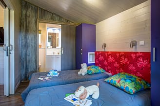 Camping Le Brasilia, Chalet Les Marquises, kinderkamer