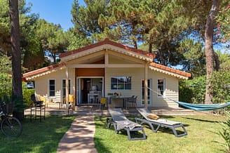 Camping Le Brasilia, Chalet Les Marquises, buiten