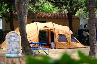 Camping Le Brasilia, emplacements, tente