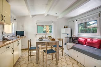 Camping Le Brasilia, Casa de vacaciones Brasilia, comedor, cocina