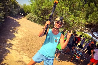 Le Brasilia campsite, activities, Laser Game