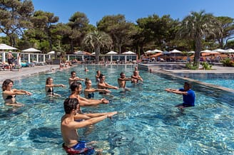 Le Brasilia campsite, l\'Archipel water park, aquabiking classes
