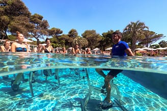 Le Brasilia campsite, l\'Archipel water park, aqua biking