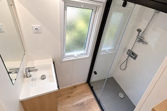 Lodge 3 prestige 1 salle de bain camping la sir&egrave;ne