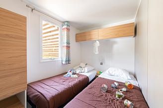 Plage Fleurie campsite - Holiday rentals - Sirius Premium Cottage - 6 persons - 3 bedrooms - Children’s bedroom
