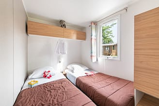 Plage Fleurie campsite - Holiday rentals - Sirius Premium Cottage - 6 persons - 3 bedrooms - Children’s bedroom