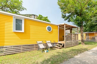La Plage Fleurie campsite - Holiday rentals - Cottage Moorea - 4 people - 2 bedrooms - Outdoors