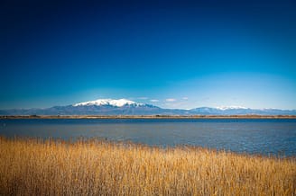 Camping Le Brasilia, uitzicht op Mont Canigou