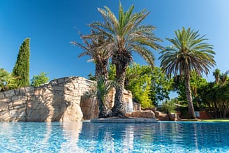 Camping l\'Hippocampe - Parc aquatique - Vue sur la piscine