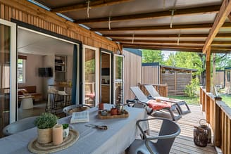 Camping Arc en Ciel - Rentals - Cosy Cottage - Terrace