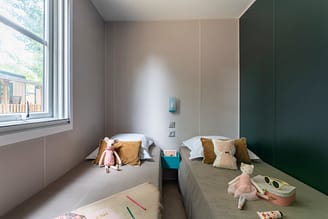 Camping Arc en Ciel - Rentals - Cosy Cottage - Children\'s Bedroom
