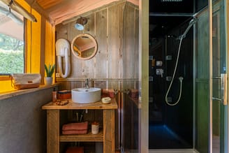 Camping Arc en Ciel - Rentals - Comfort Lodge - Bathroom