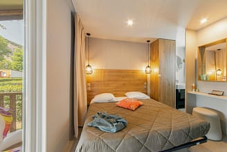 Camping Arc en Ciel - Rentals - Calys Cottage - Adult Bedroom