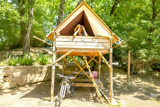Camping Arc en Ciel - Rentals - Tipi Cabin