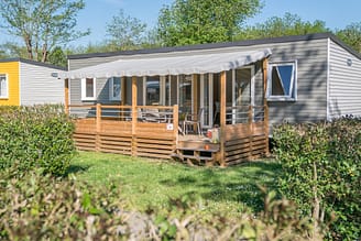 Camping La Plage Fleurie - Accomodaties - Cottage Orion - 6 personen - 3 slaapkamers - Buitenkant