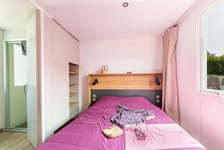 Camping La Plage Fleurie - Accomodaties - Cottage Livia Premium - 4 personen - 2 slaapkamers - Master Suite