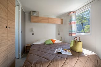 Camping La Plage Fleurie - Accomodaties - Cottage Orion - 6 personen - 3 slaapkamers - Master Suite