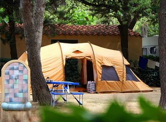 Camping Le Brasilia, emplacements, tente