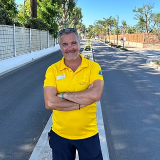 Camping Le Brasilia, Gardien de jour, Gabriele