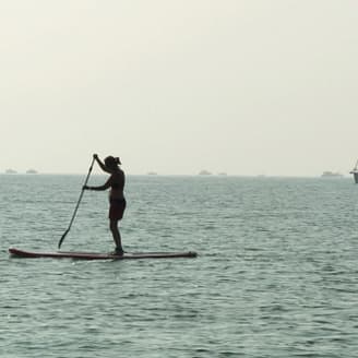 Camping Le Brasilia, activités, Paddle sur la mer