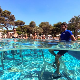 Le Brasilia campsite, l\'Archipel water park, aqua biking