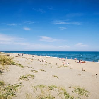 Camping Le Brasilia, playa