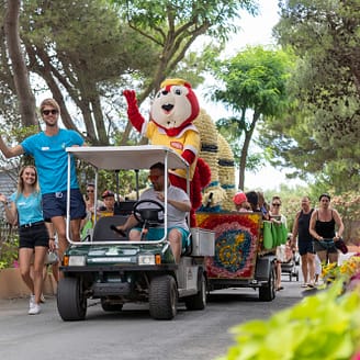 Camping Le Brasilia, vermaak en feestavonden, voorstelling
