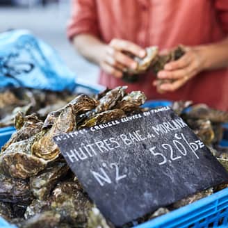 Les Mouettes - Family tasting - oysters - market