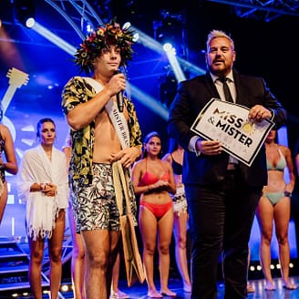 Le Brasilia campsite, entertainment and evening events, miss & mister Brasilia