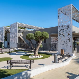 Camping Le Brasilia, Papillon Spa, architecture et paysage