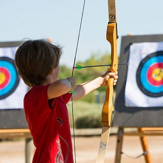 Le Brasilia campsite, activities, archery range