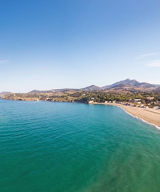 Plage du Racou &agrave; Argel&egrave;s sur Mer &copy;Clement Sarthe - ArgelesTourisme