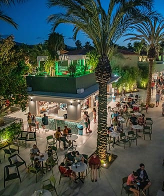 Camping la Sir&egrave;ne - Soir&eacute;es et spectacles - Bar central anim&eacute; de nuit