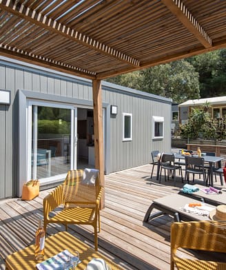 Camping le Bois de Valmarie- H&eacute;bergements - Cottage 3 - 6 personnes - 3 chambres