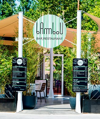 Campingplatz La Sirène - Bars und Restaurants - Bar-Restaurant le Bambou im L‘Hippocampe