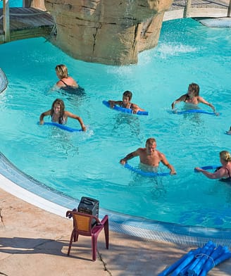 Camping la Sir&egrave;ne - Activit&eacute;s et animation - Cours d\'aquagym