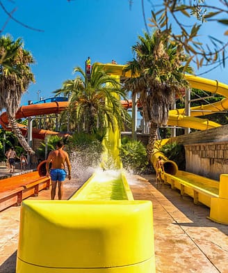 Camping la Sir&egrave;ne - Parc aquatique - Toboggans aquatiques