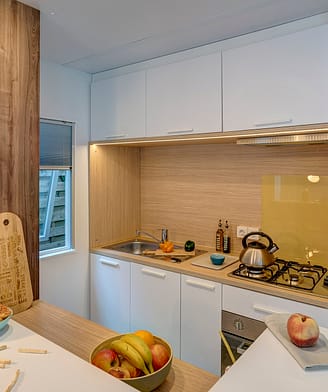 Camping la Sirène - Hébergements - Cottage 3 - 6 personnes - 3 chambres - Cuisine