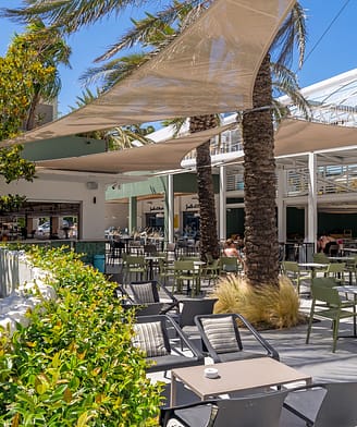 Campingplatz La Sirène - Bars und Restaurants - Terrasse des Le Sirène Beach