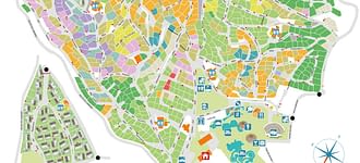 Campeggio Les Tournels: mappa del campeggio