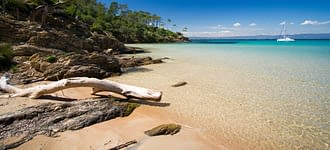 Camping Les Tournels: Excursión inolvidable a las islas de Or - Playa Notre-Dame