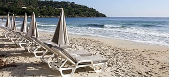 Camping les Tournels : Glamour en bandoulière à Saint-Tropez - Plage de Saint-Tropez