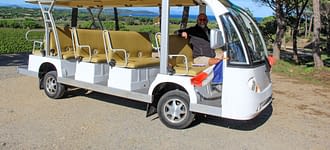 Les Tournels campsite: Services - Campsite shuttle service