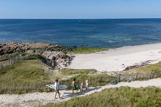Les Terrasses de Kersiny - Der weiße Sandstrand - Nach Süden/Südosten ausgerichteter Strand