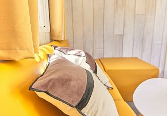 Camping les Tournels : Cottage Riviera - Salon