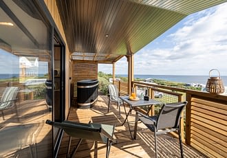 Les Terrasses de Kersiny - Camping vue mer Bretagne - Location tout confort avec vue mer