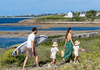 Les Terrasses de Kersiny - Camping vue mer Bretagne - Balade sur le chemin des douaniers