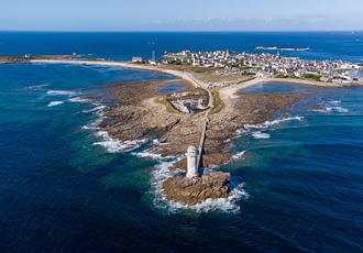 Les Terrasses de Kersiny - Journée sur l'île de Sein - Vue aérienne de l'ile de Sein