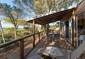 Camping les Tournels : Cottage Calypso - Location avec vue sur la mer