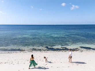 Les Terrasses de Kersiny - Der weiße Sandstrand - Idealer Strand für die Familie